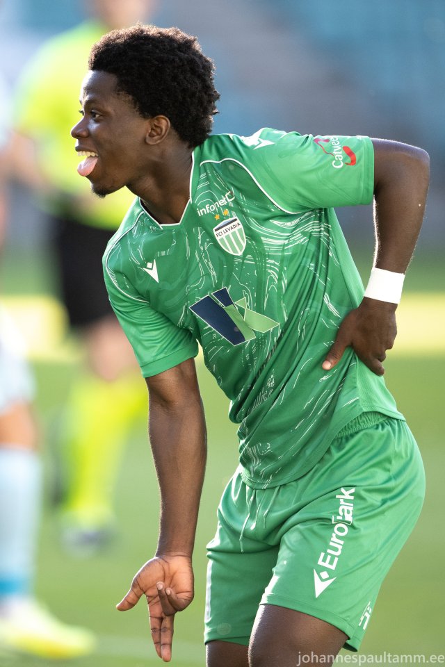 02 Enock Kofi Otoo mängus FCI Levadia vs Caernarfon 5-0 16.07.26