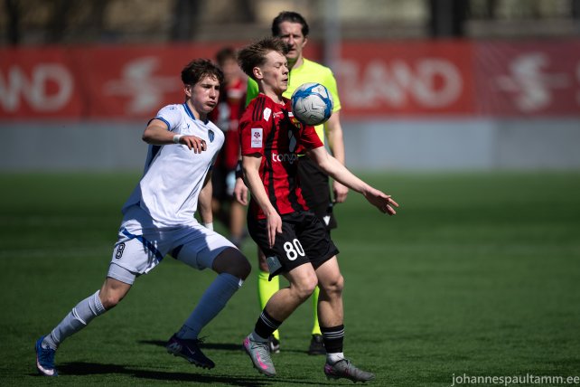 01 Ken Ristjan Mölder mängus Kalev vs Nõmme United U21 4-4 01.05.2026