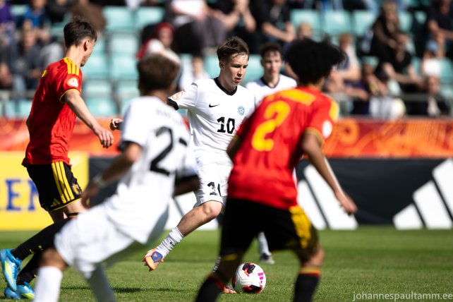 05 Robert Mihhalevski mängus Eesti vs Belgia 0-1 31.05.26 (U17)