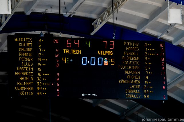 17 TalTech vs Salon Vilpas 64-73 17.09.22