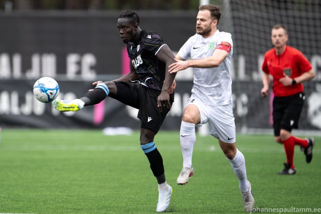 27 Nõmme Kalju vs FC Flora 0-1 10.05.26 Modou Tambedou ja Rauno Sappinen