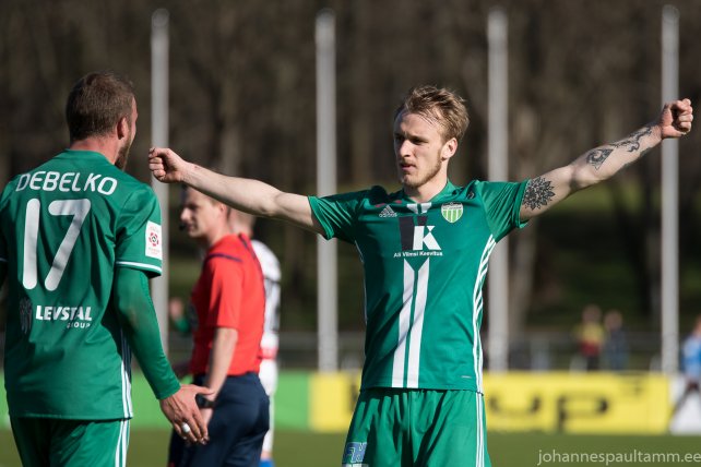 40 FCI Levadia vs Tartu Tammeka 3-1 28.04.18
