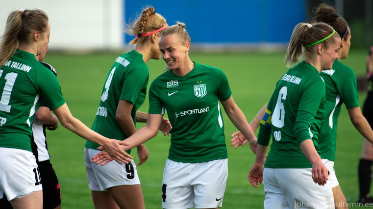 45 FC Flora vs Nõmme Kalju 6-0 06.06.20 women