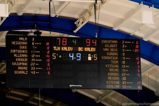 26 Kalev-Cramo vs Tallinna Kalev-Audentes 94-78 17.09.22