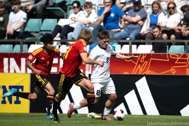 06 Artjom Timakov mängus Eesti vs Belgia 0-1 31.05.26 (U17)