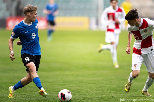 01 Karl-Tristan Lorenz mängus Eesti vs Horvaatia 1-3 28.05.26 (U17)