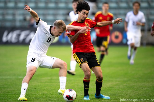 05 Karl-Tristan Lorenz mängus Eesti vs Belgia 0-1 31.05.26 (U17)