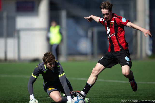 01 Ivan Krasnov mängus Kalev vs Nõmme United U21 4-4 01.05.2026